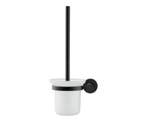 Duravit Duravit Ensemble brosse D-Code 15,4x34,2x15,4 cm, mural, noir mat Quantité:1