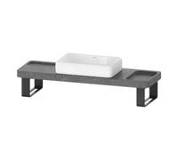 Duravit Duravit Ensemble console lavabo Qatego 140x45x90 cm, avec K, console, lavabo poli Quantité:1