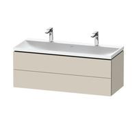 Duravit Duravit Ensemble de meubles L-Cube 120x48x48 cm, 2 portes HL, 2 tiroirs, taupe mat Quantité:1