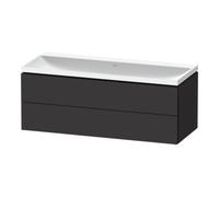 Duravit Duravit Ensemble de meubles L-Cube 120x48x48 cm, o HL, graphite mat, 2 tiroirs Quantité:1