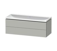 Duravit Duravit Ensemble de meubles L-Cube 120x48x48cm, H l, gris béton, 2 tiroirs Quantité:1