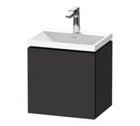 Duravit Duravit Ensemble de meubles L-Cube 45x35x48 cm, 1 porte, à droite, avec HL, gris mat Quantité:1
