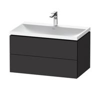 Duravit Duravit Ensemble de meubles L-Cube 80x48x48 cm, avec HL, graphite mat, 2 tiroirs Quantité:1