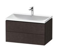 Duravit Duravit Ensemble de meubles L-Cube 80x48x48cm, avec HL, chêne foncé, 2 tiroirs Quantité:1