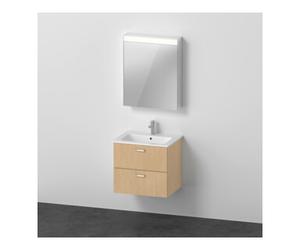 Duravit Duravit Ensemble de meubles XBase 63x49cm, WT, WTU 2 SBK, vis panneaux, E N, porte gch Quantité:1