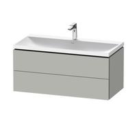Duravit Duravit Ensemble meuble L-Cube 100x48x48 cm, avec HL, gris béton, 2 tiroirs Quantité:1