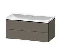 Duravit Duravit Ensemble meuble L-Cube 100x48x48 cm, chêne clair, gris s-mat, 2 tiroirs Quantité:1