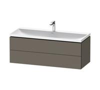 Duravit Duravit Ensemble meuble L-Cube 120x48x48 cm, m HL, gris s-mat, 2 tiroirs Quantité:1