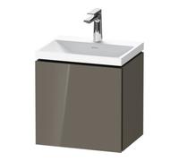 Duravit Duravit Ensemble meuble L-Cube 45x35x48 cm, 1 porte, à droite, avec HL, finition brillant gris Quantité:1