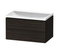 Duravit Duravit Ensemble meuble L-Cube 80x48x48 cm, chêne noyer, 2 tiroirs, à gauche Quantité:1