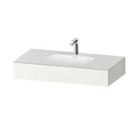 Duravit Collection One lavabo à encastrer avec console, 1000x550x170mm, QA4691084840000, Couleur: Blanc Supermatt