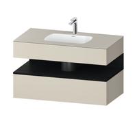 Duravit Duravit Ensemble meuble lavabo encastré Qatego 100x55x60cm, E sw/tau m, Kon-WTU, B Quantité:1