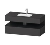 Duravit Duravit Ensemble meuble lavabo encastré Qatego 120x55x60 cm, E blanc/gris ma, console sous-lavabo Quantité:1