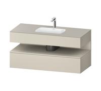 Duravit Duravit Ensemble meuble lavabo encastré Qatego 120x55x60cm, T m, sous-lavabo console, niche b Quantité:1