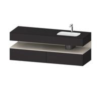 Duravit Duravit Ensemble meuble lavabo encastré Qatego 160x50x60 cm, Kon-WTU, B, B r, T m/Gr m Quantité:1