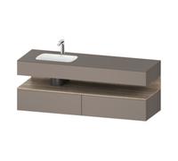 Duravit Duravit Ensemble meuble lavabo encastré Qatego 160x50x60 cm, Kon-WTU, B l, E Ma/Ba ma Quantité:1