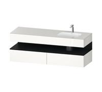 Duravit Duravit Ensemble meuble lavabo encastré Qatego 160x50x60 cm, Kon-WTU, D rt, Blc/blc hl Quantité:1