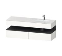 Duravit Duravit Ensemble meuble lavabo encastré Qatego 160x50x60cm, Kon-WTU, B, B r, gris m/blanc g Quantité:1