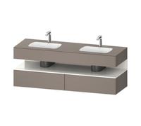 Duravit Duravit Ensemble meuble lavabo encastré Qatego 160x55x60 cm, Kon-WTU, B, blanc hg/b ma Quantité:1