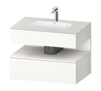 Duravit Duravit Ensemble meuble lavabo encastré Qatego 80x55x60 cm, blanc mat, sous-lavabo console, niche Quantité:1