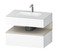 Duravit Duravit Ensemble meuble lavabo encastré Qatego 80x55x60 cm, T m/we m, Kon-WTU, niches b Quantité:1