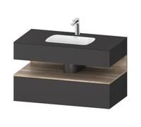 Duravit Qatego lavabo avec meuble 100 cm chêne QA4786055490010