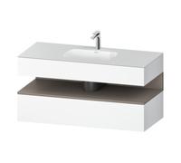Duravit Duravit Ensemble meuble vasque encastrable Qatego 120x55x60cm, mat blanc, sous-meuble console Quantité:1