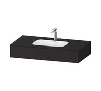 Duravit Duravit Ensemble meuble vasque encastré Qatego 100x55x17 cm, gris m, avec K, 1 découpe, avec ÜL Quantité:1