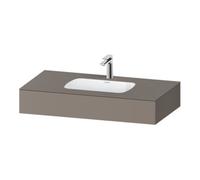 Duravit Duravit Ensemble meuble vasque encastré Qatego 100x55x17cm, blanc mat, 1 découpe, avec miroir lumineux Quantité:1