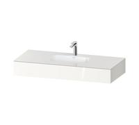 Duravit Duravit Ensemble meuble vasque encastré Qatego 120x55x17 cm, blanc brillant, 1 découpe, avec plan supérieur Quantité:1