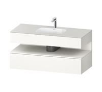 Duravit Duravit Ensemble meuble vasque encastré Qatego 120x55x60cm, blanc mat, console sous vasque Quantité:1