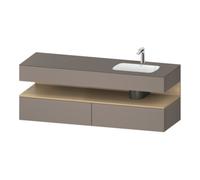 Duravit Duravit Ensemble meuble vasque encastré Qatego 160x50x60 cm, Kon-WTU, D rt, Ei nat/b ma Quantité:1