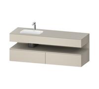Duravit Duravit Ensemble meuble vasque encastré Qatego 160x50x60cm, Kon-WTU, B, B g, Tau mat Quantité:1