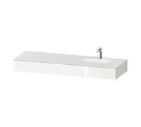 Duravit Duravit Ensemble meuble vasque encastré Qatego 160x55x17cm, avec K, 1 AS, avec Ü, B r, blanc brillant Quantité:1