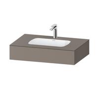 Duravit Duravit Ensemble meuble vasque encastré Qatego 80x55x17cm, chêne, 1 découpe, avec plan Quantité:1