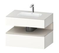 Duravit Duravit Ensemble meuble vasque encastré Qatego 80x55x60cm, T m/we m, Kon-WTU, niche Quantité:1