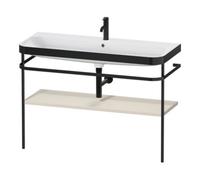 Duravit Duravit Ensemble meuble vasque Happy D.2 Plus 117,5x49 cm, avec console, 1 trou, taupe mat Quantité:1