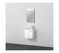 Duravit Duravit Ensemble meuble XBase 43 cm, 1 porte, raccord gauche, blanc brillant Quantité:1