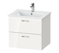 Duravit Duravit Ensemble meuble XBase 63 cm, 1 porte, raccord gauche, blanc brillant Quantité:1