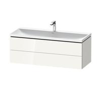 Duravit Duravit Ensemble Meubles L-Cube 120x48x48cm, avec robinet, blanc brillant, 2 tiroirs Quantité:1