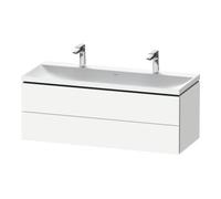 Duravit Duravit Ensemble mobilier L-Cube 120x48x48 cm, 2 portes HL, 2 tiroirs, blanc mat Quantité:1