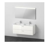 Duravit Duravit Ensemble mobilier XBase 130x49cm, WT, WTU 2 HL/SK, Sp., blanc brillant Quantité:1