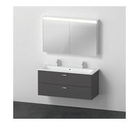 Duravit Duravit Ensemble mobilier XBase 40x28,8cm, WT 2HL, WTU 2 SBK, vis aggloméré, gris m Quantité:1