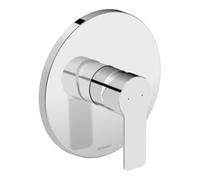 Duravit Duravit Ensemble prêt à poser mitigeur douche encastré D-Code céramique, rond, 24,5 l, chrome Quantité:1