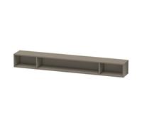 Duravit Duravit Étagère L-Cube 100x14 cm, flanc gris brillant, 3 compartiments, horizontal Quantité:1