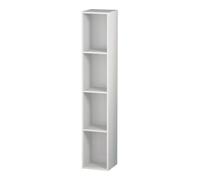 Duravit Duravit Étagère L-Cube 18x18x100 cm, 4 compartiments, vert, blanc brillant Quantité:1
