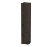 Duravit Duravit Étagère L-Cube 18x18x100 cm, 4 compartiments, vert, chêne foncé huilé Quantité:1