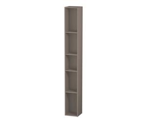 Duravit Duravit Étagère L-Cube 18x18x140 cm, 5 compartiments, vert basalte mat Quantité:1