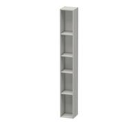 Duravit Duravit Étagère L-Cube 18x18x140 cm, 5 compartiments, vert béton mat Quantité:1