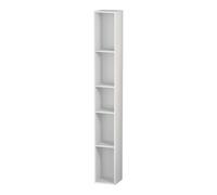 Duravit Duravit Étagère L-Cube 18x18x140 cm, 5 compartiments, vert, blanc brillant Quantité:1